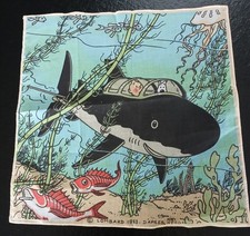 Hergé tintin mouchoir d'occasion  Nantes-