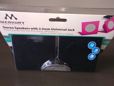 Usado, Mini conjunto de sistema de alto-falante estéreo universal computador IPD/MP3 3,5mm conector Merkury comprar usado  Enviando para Brazil
