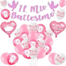 composizione palloncini battesimo usato composizione palloncini battesimo usato Italia