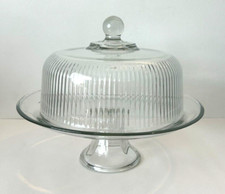 Large glass cake for sale  Westmont