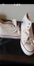 Cream converse lux for sale  GREAT YARMOUTH