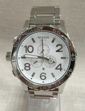 Relógio masculino Nixon Simplify The 51-30 Chrono prata branco tamanho grande novo na caixa comprar usado  Enviando para Brazil