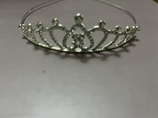 Girls silver tiara for sale  LIVERPOOL