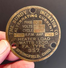 Original bundy incubator for sale  Mckinney