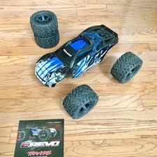 Combo de carroceria e pneu Traxxas E-Revo 2.0 - Azul, protetores de carroceria, pneus Talon Ext de 3,8” comprar usado  Enviando para Brazil
