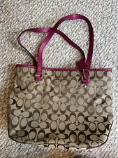 Coach beige shoulder for sale  Uncasville