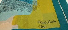 Vintage teal chiffon for sale  San Diego