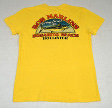 Camiseta Hollister Vintage Tamanho P 2000 Amarela Bob Marlin Spring Break Feita no Brasil comprar usado  Enviando para Brazil