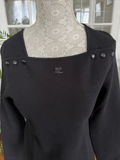 Courreges pull noir d'occasion  Paris XVII