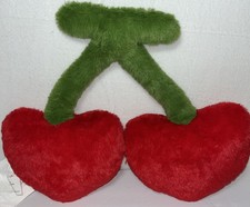 Travesseiro de pelúcia em forma de coração cereja na videira 15' decoração de pelúcia de frutas SUPER macio comprar usado  Enviando para Brazil