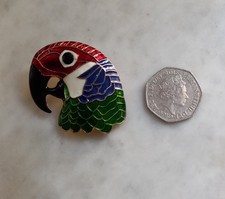 Vintage parrot brooch for sale  LONDON