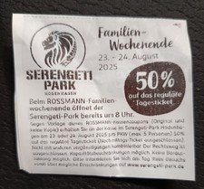 Serengeti park hodenhagen gebraucht kaufen  Garbsen
