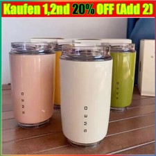 Używany, 240ml Smeg Kubek do kawy Stal nierdzewna Podróż Butelka na wodę Izolowany kubek 8 kolorów na sprzedaż  Wysyłka do Poland