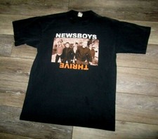 Camiseta RARA Vintage 2002 *THRIVE* Concerto Newsboys Oração Gospel Tamanho Grande comprar usado  Enviando para Brazil