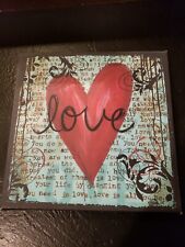 Love wall art for sale  Salisbury