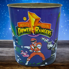 Antiga 1994 lata de lixo rara metal Mighty Morphin Power Rangers 13" de altura comprar usado  Enviando para Brazil