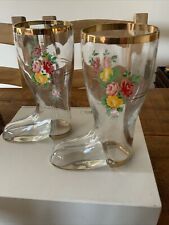 Glass boot vase for sale  SWINDON
