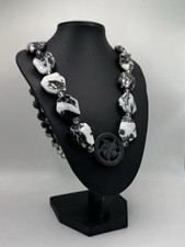 Collana diaspro zebrato usato  Brescia