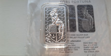 Barra de prueba pura Fors Fortuna de 1 oz en cápsula con certificado de autenticidad - plata fina .999 segunda mano  Embacar hacia Mexico