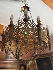 Old chapel chandelier d'occasion  Expédié en Belgium