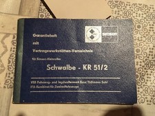 Garantieheft 1981 simson gebraucht kaufen  Lehnin