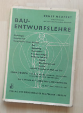 Ernst Neufert - Bauentwurfslehre BEL 12. Auflage 1950 RAR Architektur Bau Buch, usado comprar usado  Enviando para Brazil