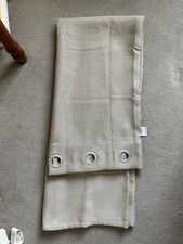 Eyelet curtains cream for sale  NEW MALDEN
