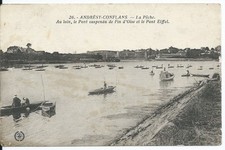 Cpa andrésy conflans d'occasion  France