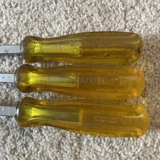 Usado, Conjunto de raspador PROTO EUA vintage amarelo âmbar cabo longo 3 peças comprar usado  Enviando para Brazil