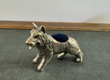 Almofada de broche novidade prata maciça lobo/pastor alemão/cão comprar usado  Enviando para Brazil