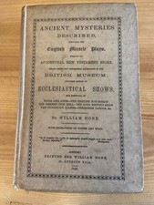 William Hone, Ancient Mysteries Described, 1st Edition 1823, usado comprar usado  Enviando para Brazil