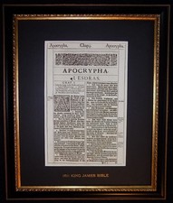Apocrypha title page for sale  Jefferson City