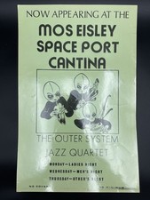 1977 Original Star Wars Mos Eisley Spaceport Cantina Pôster Laminado Vintage comprar usado  Enviando para Brazil