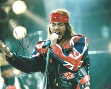 Foto autografada assinada por Axl Rose RARA Guns N' Roses 8x10 certificado de autenticidade/holograma correspondente comprar usado  Enviando para Brazil