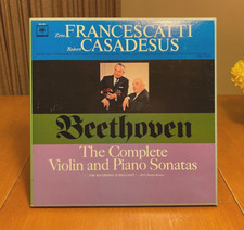 FRANCESCATTI / CASADES Complete Violin Piano Sonatas BEETHOVEN Columbia LP NM/NM comprar usado  Enviando para Brazil