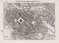 Mappa Incisione In Rame Bertius 1616 Breslavia Wroclaw Polonia na sprzedaż  Wysyłka do Poland