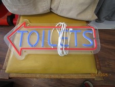 Neon sign toilets for sale  ABINGDON