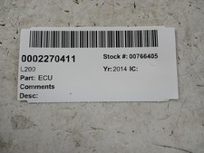 Mn171302 ecu l200 for sale  SKELMERSDALE