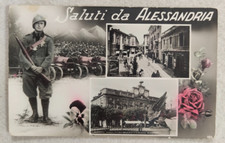 Cartolina alessandria saluti usato  Morra de Sanctis