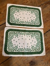 2 tapetes de mesa celta trevo irlandês de linho 12x17 comprar usado  Enviando para Brazil