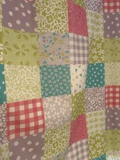 Blackout curtains patchwork for sale  STALYBRIDGE