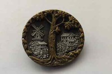 Vintage metal button for sale  WHITLAND
