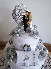 Silberhochzeit torte hochzeit gebraucht kaufen  Herten