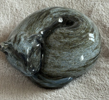 Langham glass cat for sale  MARKET DRAYTON