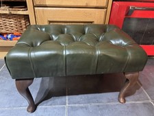 Green leather foot for sale  STOKE-ON-TRENT