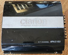 Usado, Amplificador de potência Clarion APA2103 2/1 canais áudio veicular *Testado - LEIA* comprar usado Usado, Amplificador de potência Clarion APA2103 2/1 canais áudio veicular *Testado - LEIA* comprar usado  Enviando para Brazil