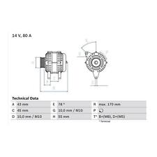 Cashback bosch alternator for sale  BIRMINGHAM