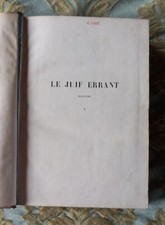 Juif errant eugene d'occasion  Dozulé