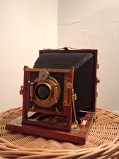 Antique wooden brass for sale  BEDFORD