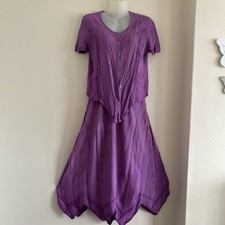 Riot purple embroidered for sale  EXMOUTH